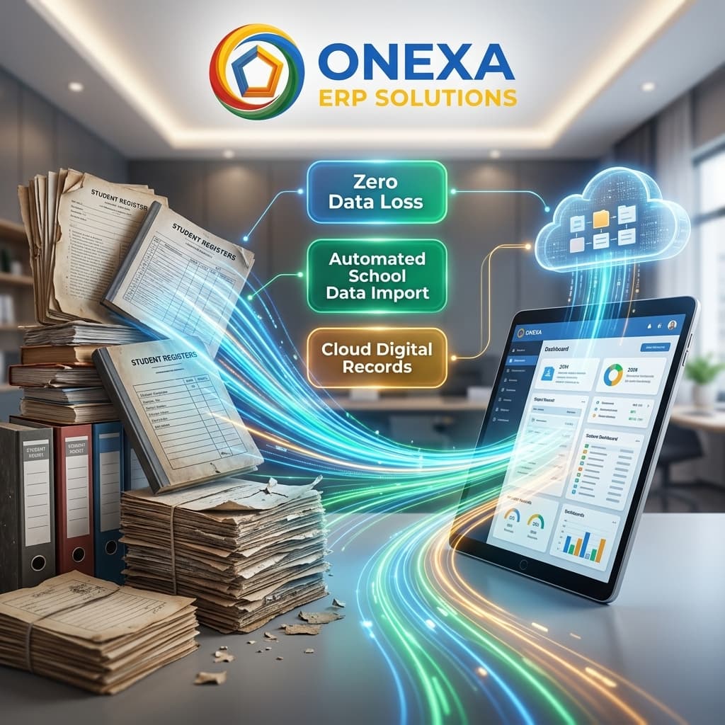Paper documents transitioning into a digital school system